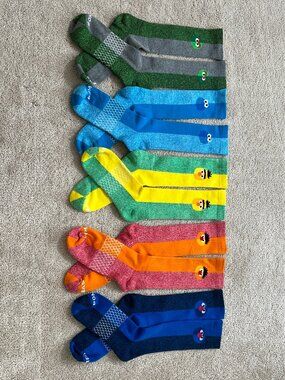 New Bombas Sesame Street Calf crew Socks 5 Set RARE XL Retired Adult Unisex